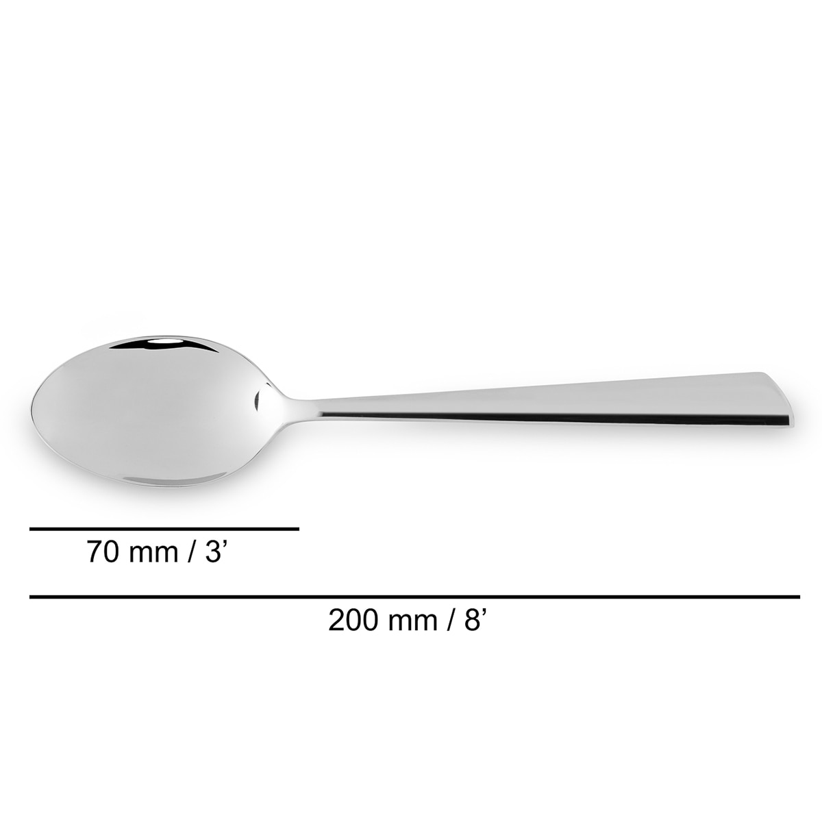Set 3 cucharas de mesa Toscana Arcos Acero-5