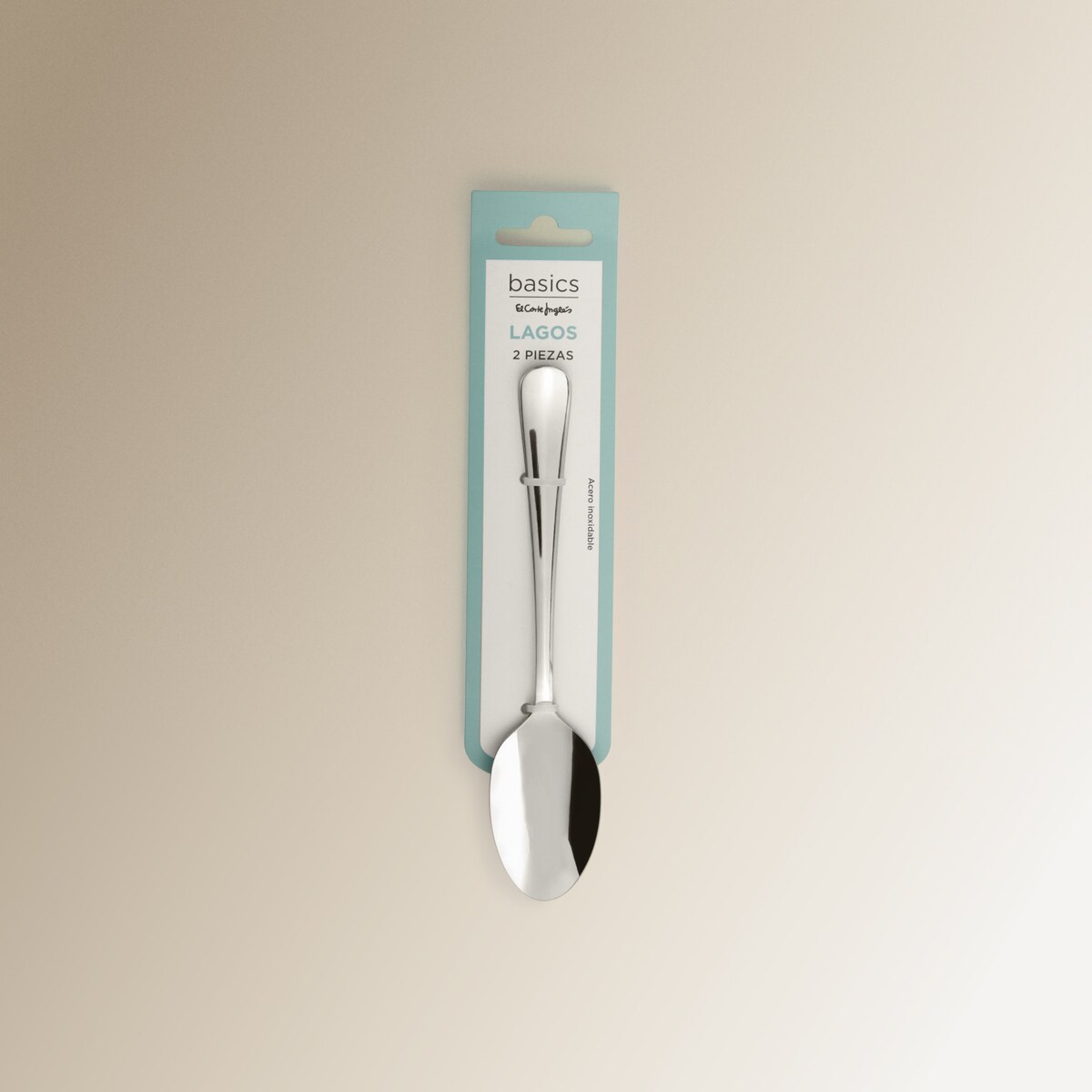 Pack de 2 cucharas de mesa Lagos Basics El Corte Inglés Acero-3