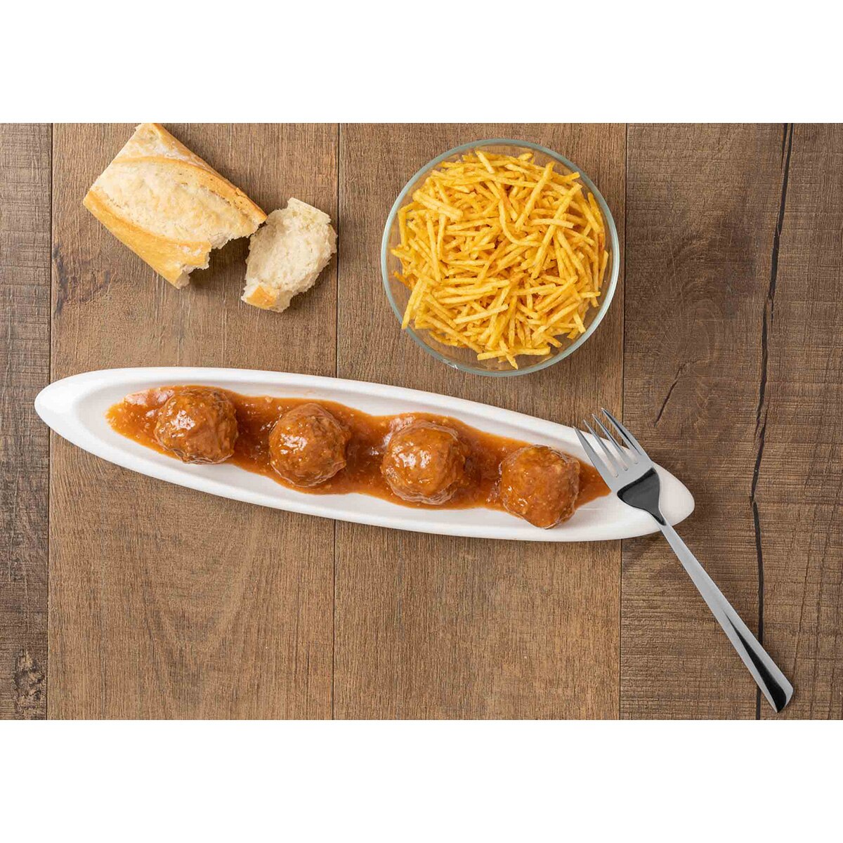 Set 3 tenedores de mesa Toscana Arcos Acero-7