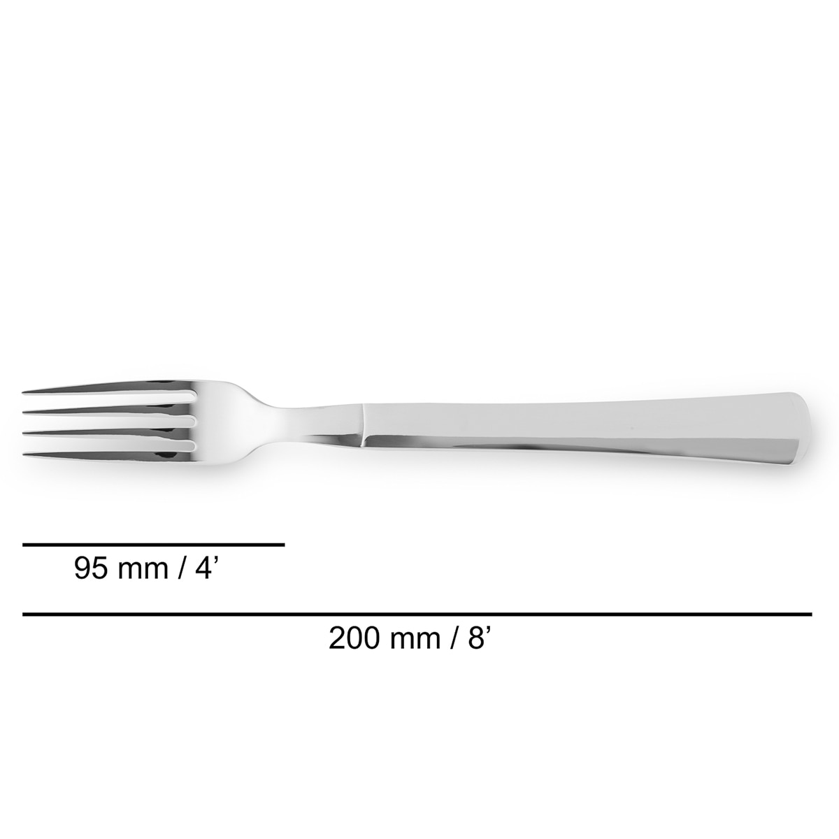Tenedor chuletero Monoblock Stainless Arcos Acero-3