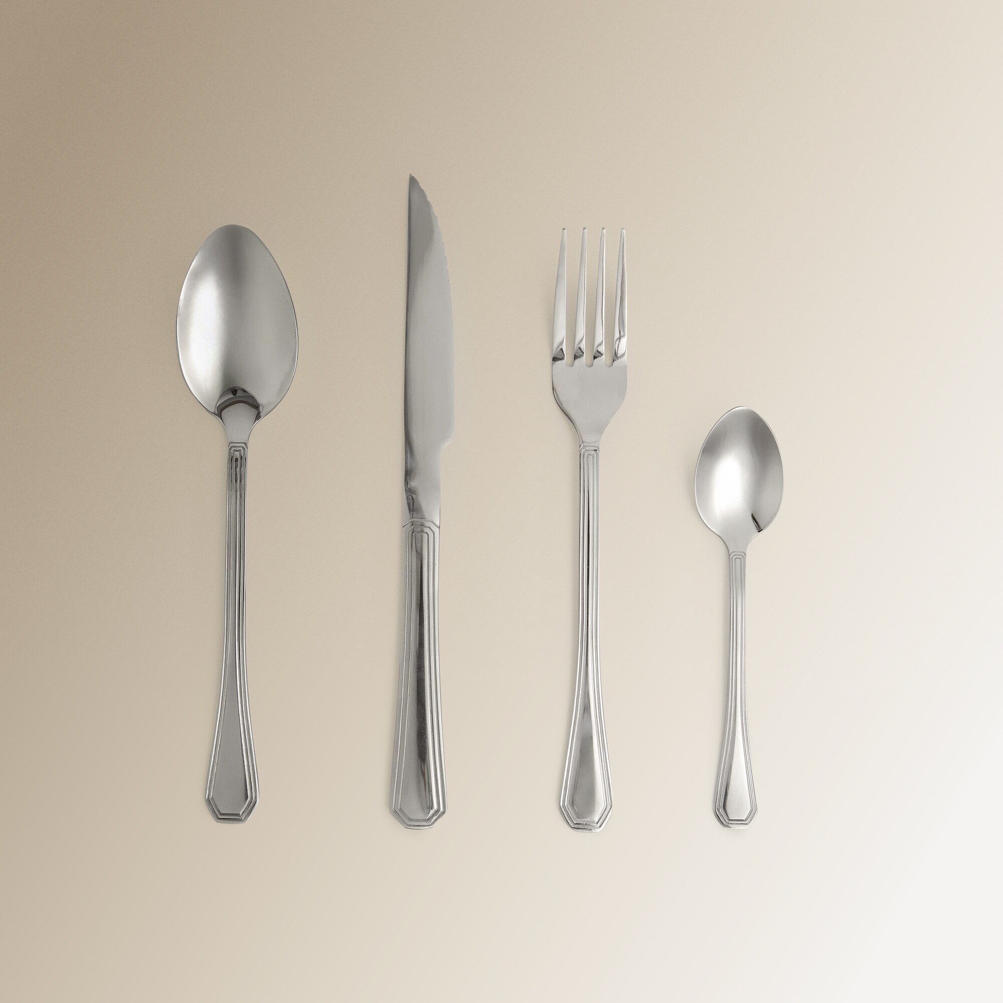 Set de 2 tenedores de mesa Elvas Basics El Corte Inglés Acero-3