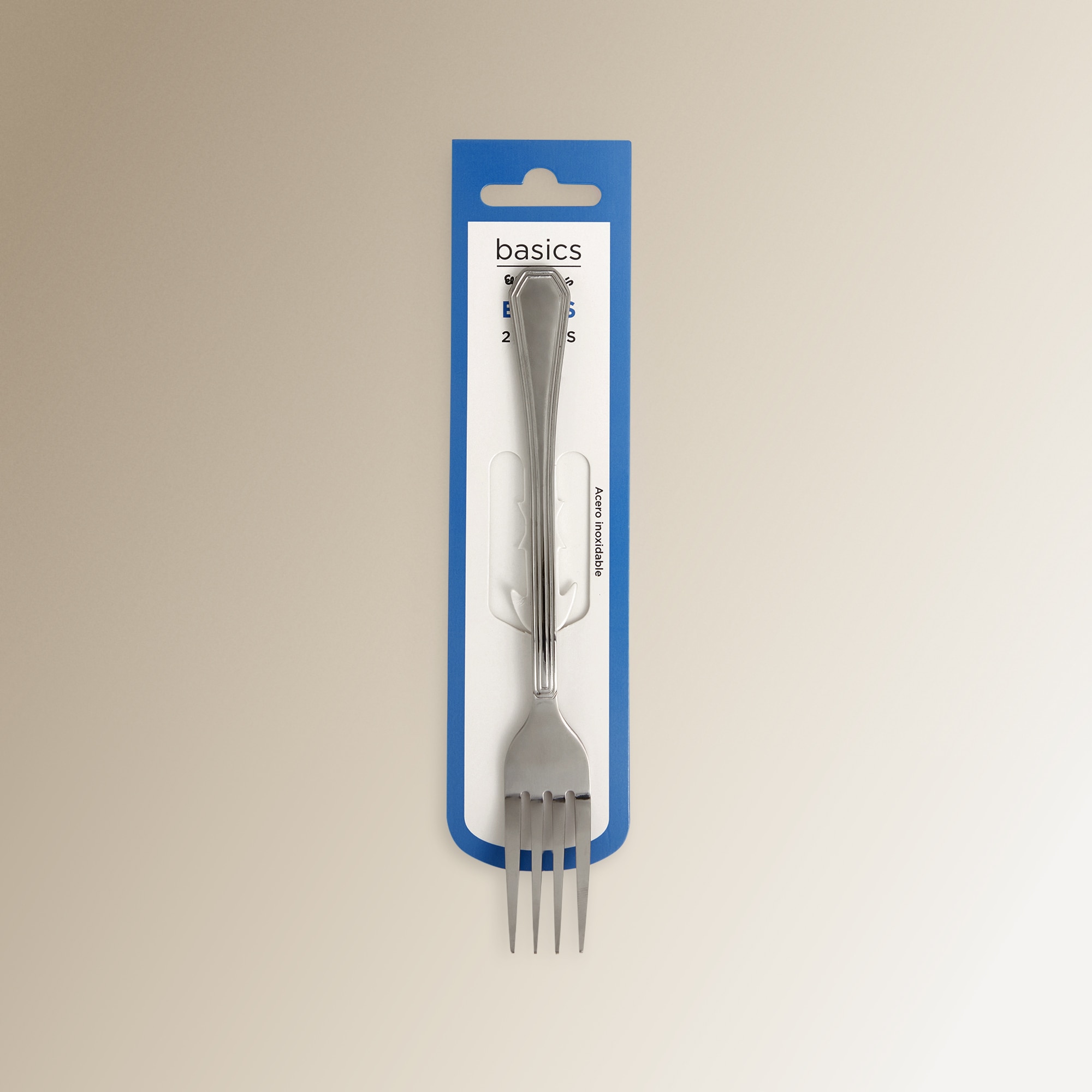 Set de 2 tenedores de mesa Elvas Basics El Corte Inglés Acero-4