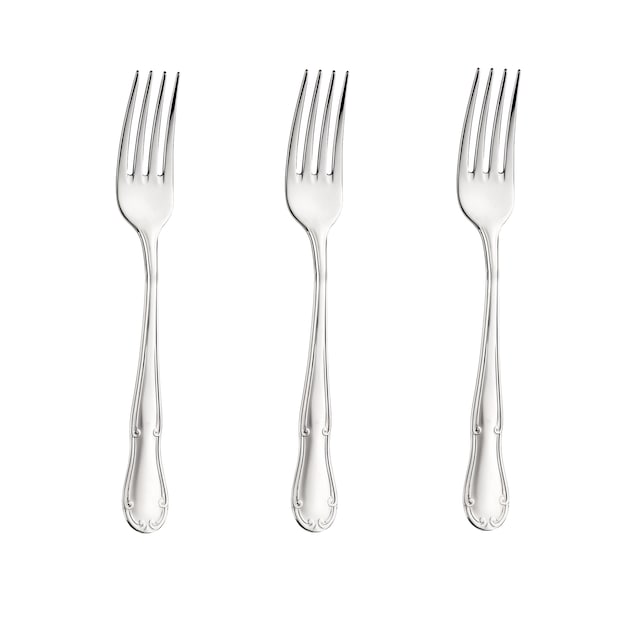 Imagen 0 de Set 3 tenedores de mesa de acero inoxidable Regina Monix