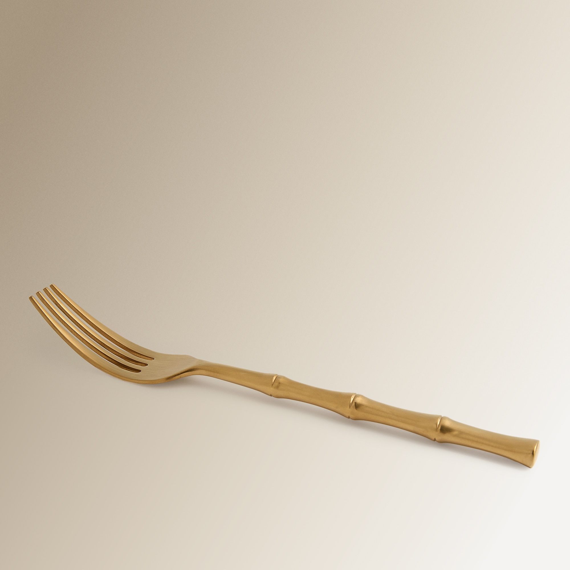 Tenedor de mesa Bambú El Corte Inglés - Oro Oro-2