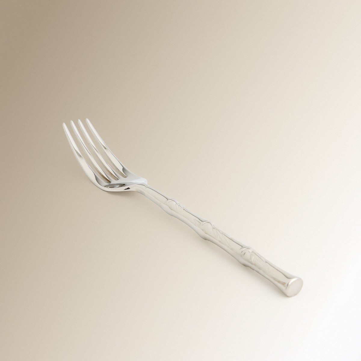 Garfo de mesa Bambu El Corte Inglés Aço-2