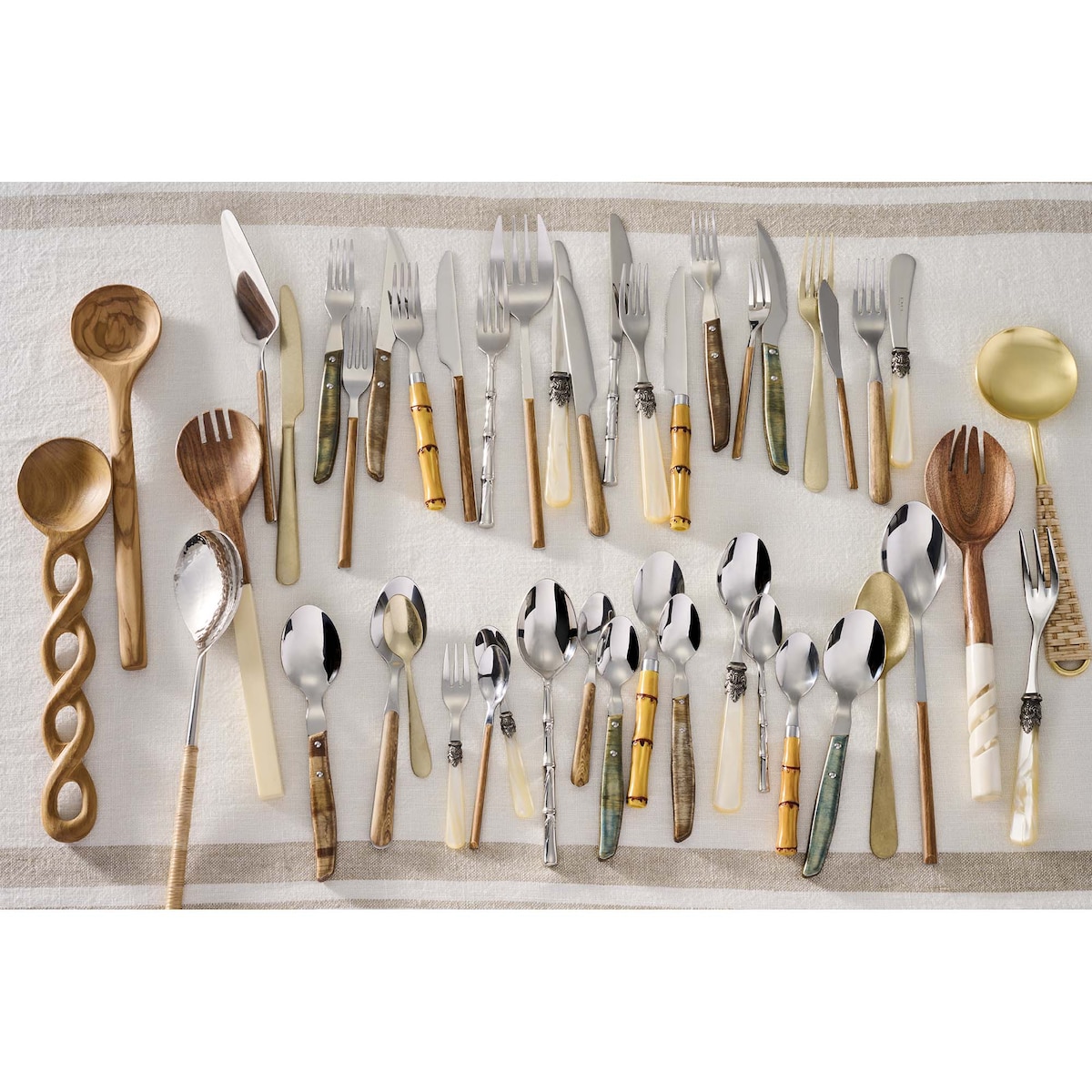 Garfo de mesa Bambu El Corte Inglés Aço-4