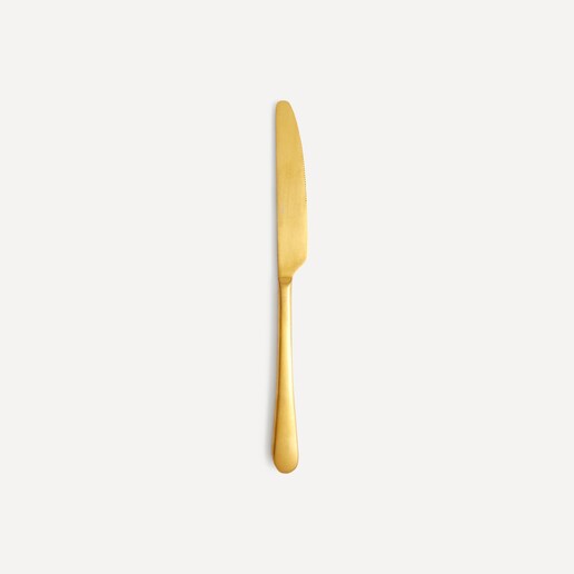 Cuchillo de mesa Mirabelle Oro Mate El Corte Inglés