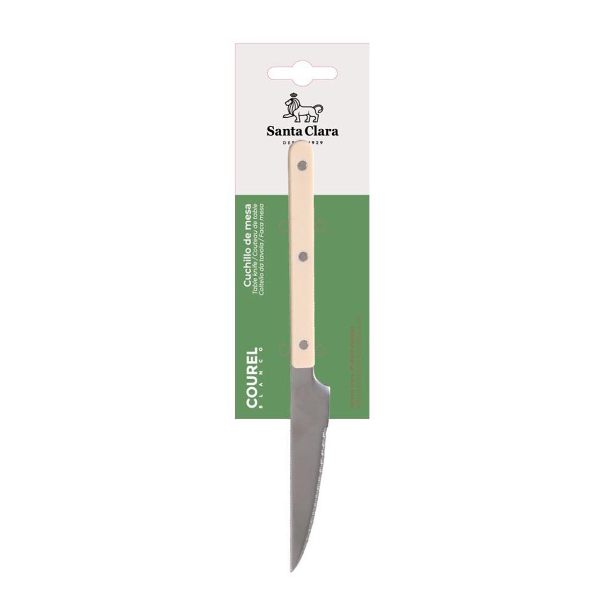 Cuchillo de mesa Courel Santa Clara Blanco-2