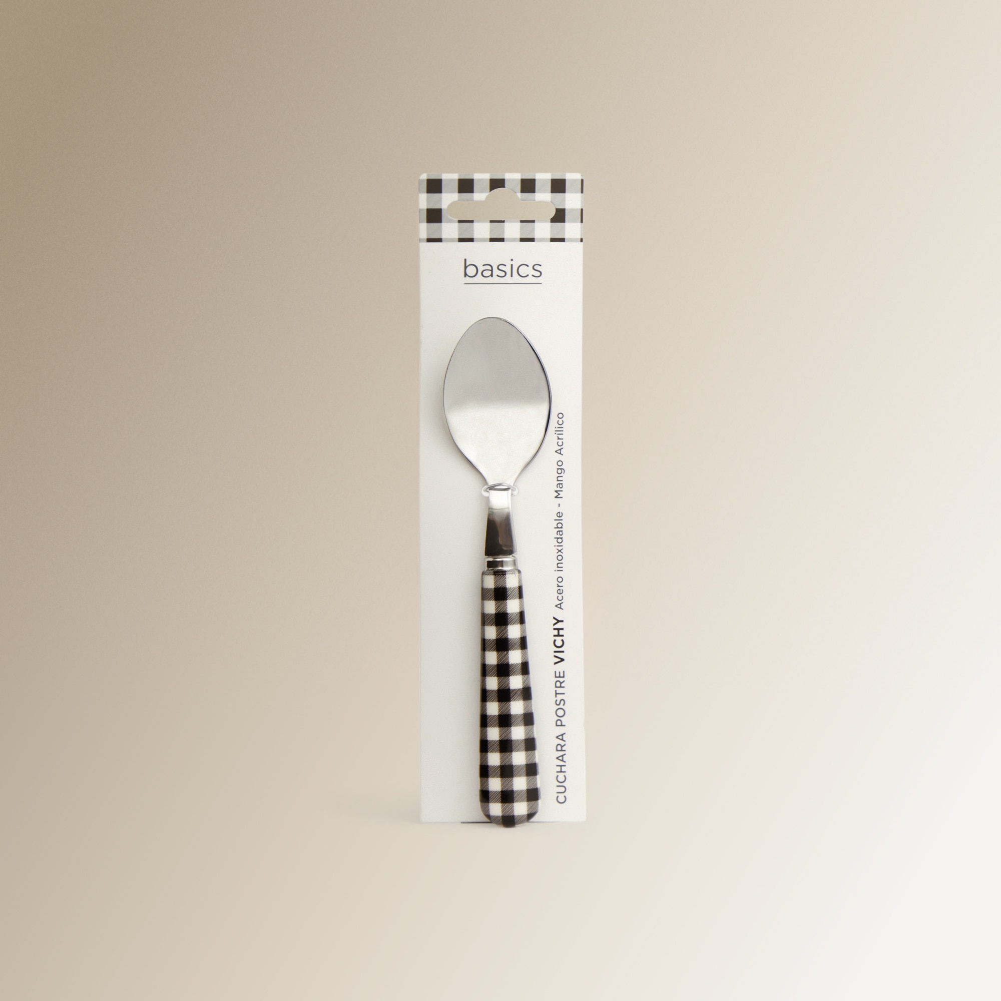 Cuchara de postre Brunch Basics El Corte Inglés Negro-4