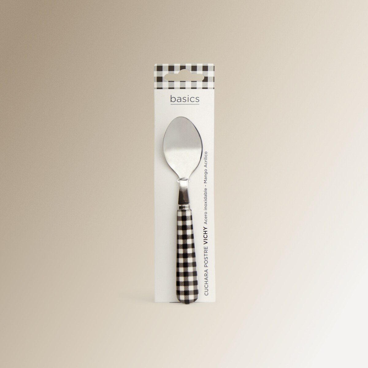 Cuchara de postre Brunch Basics El Corte Inglés Negro-4