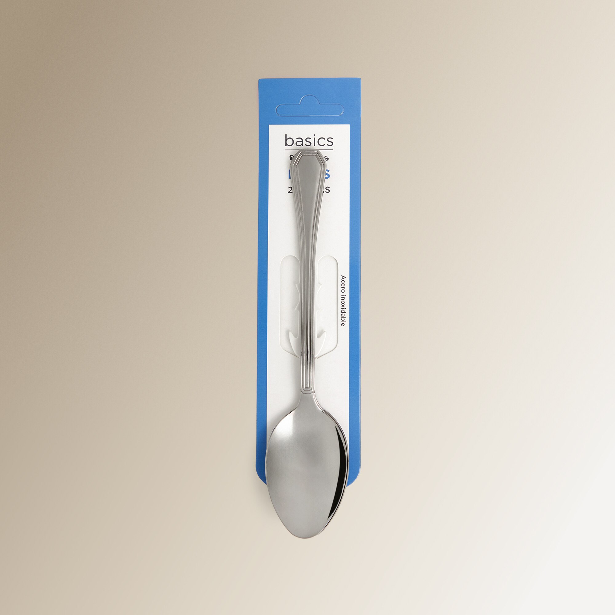 Set de 2 cucharas de mesa Elvas Basics El Corte Inglés Acero-3