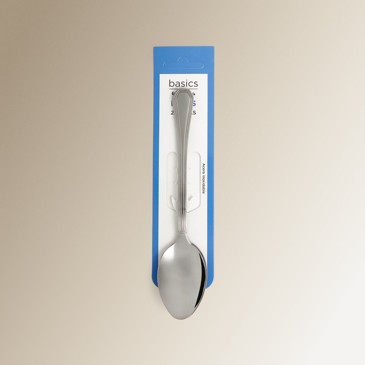 Set de 2 cucharas de mesa Elvas Basics El Corte Inglés Acero-3