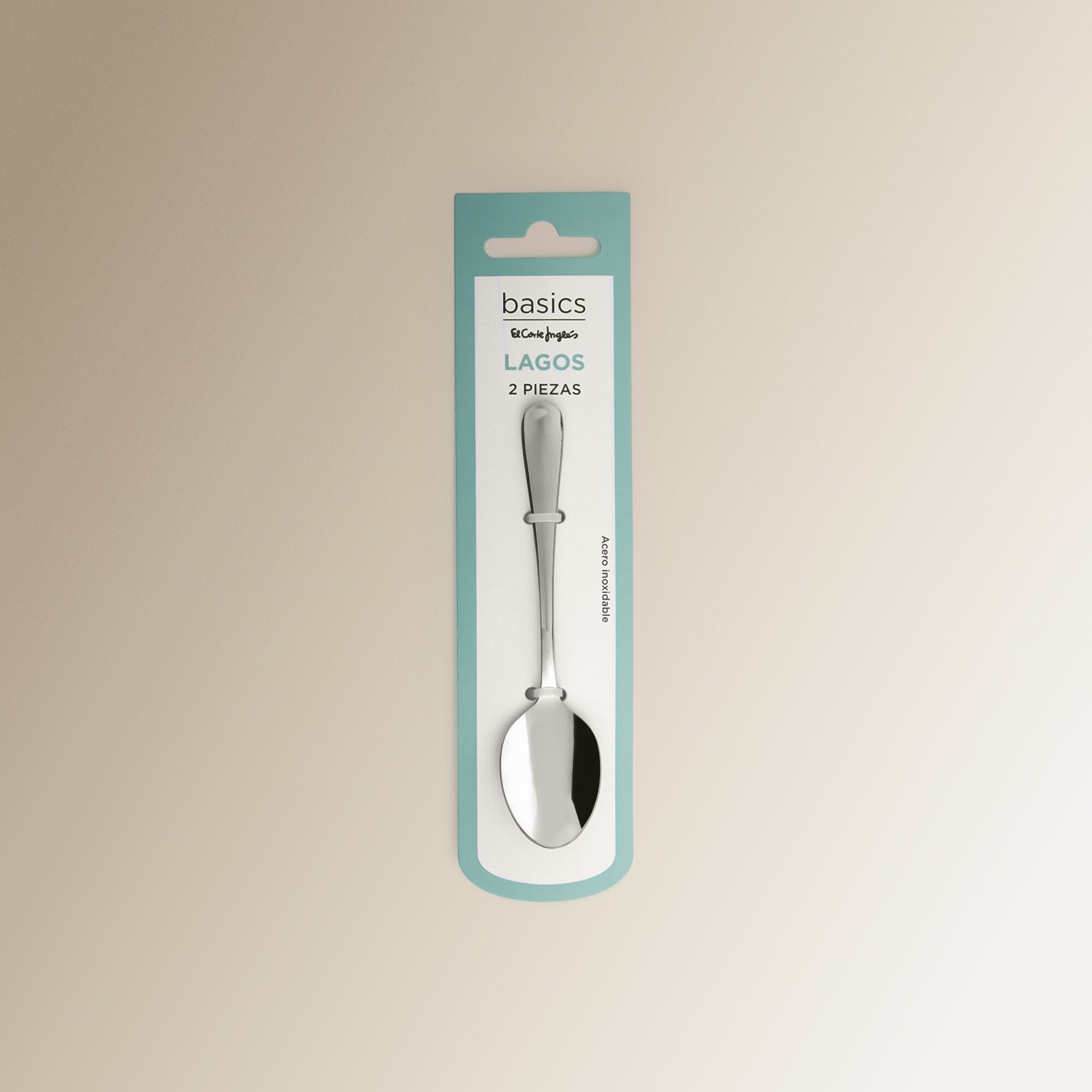 Pack de 2 cucharas de café Lagos Basics El Corte Inglés Acero-3