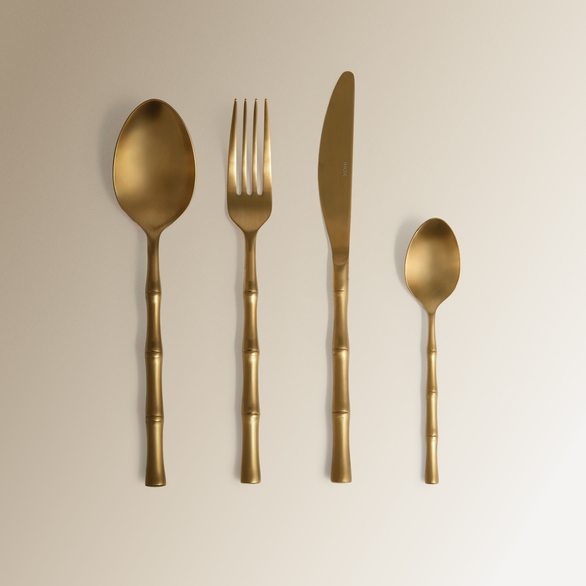 Cuchara de café Bambú El Corte Inglés - Oro Oro-3