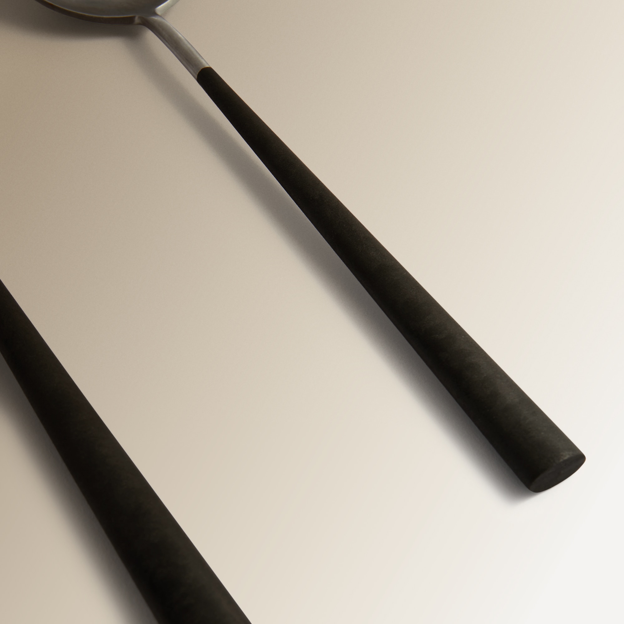 Colher para servir saladas Neo Preto Metálico-3