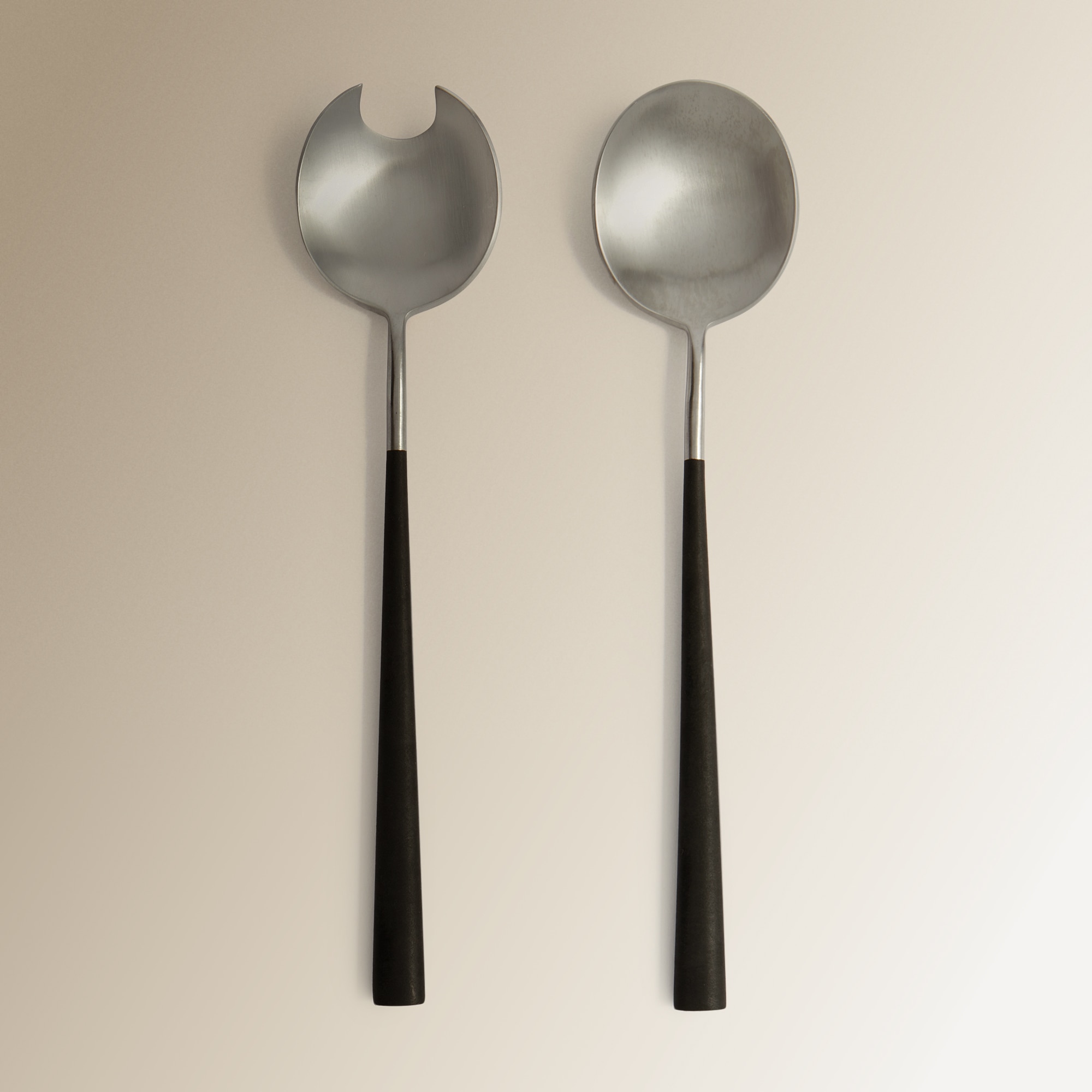 Colher para servir saladas Neo Preto Metálico-4