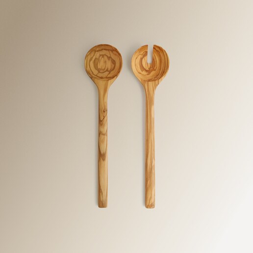Juego de madera para servir ensaladas Alaior El Corte Inglés