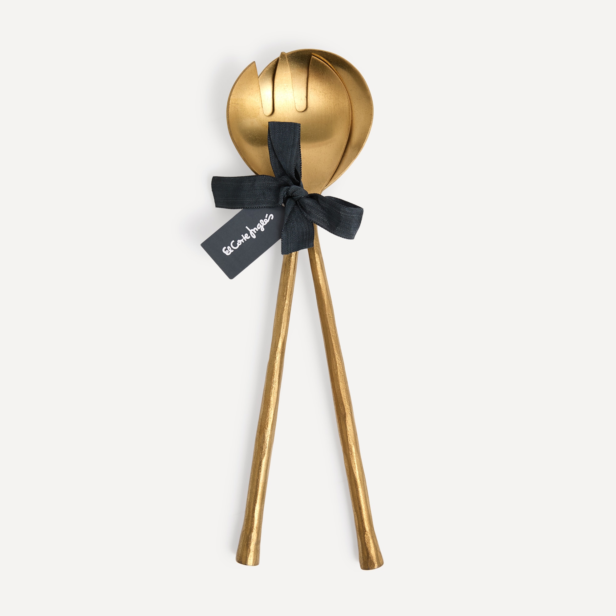 Conjunto para Servir Saladas de Aço Inoxidável Adria - Dourado Ouro-3
