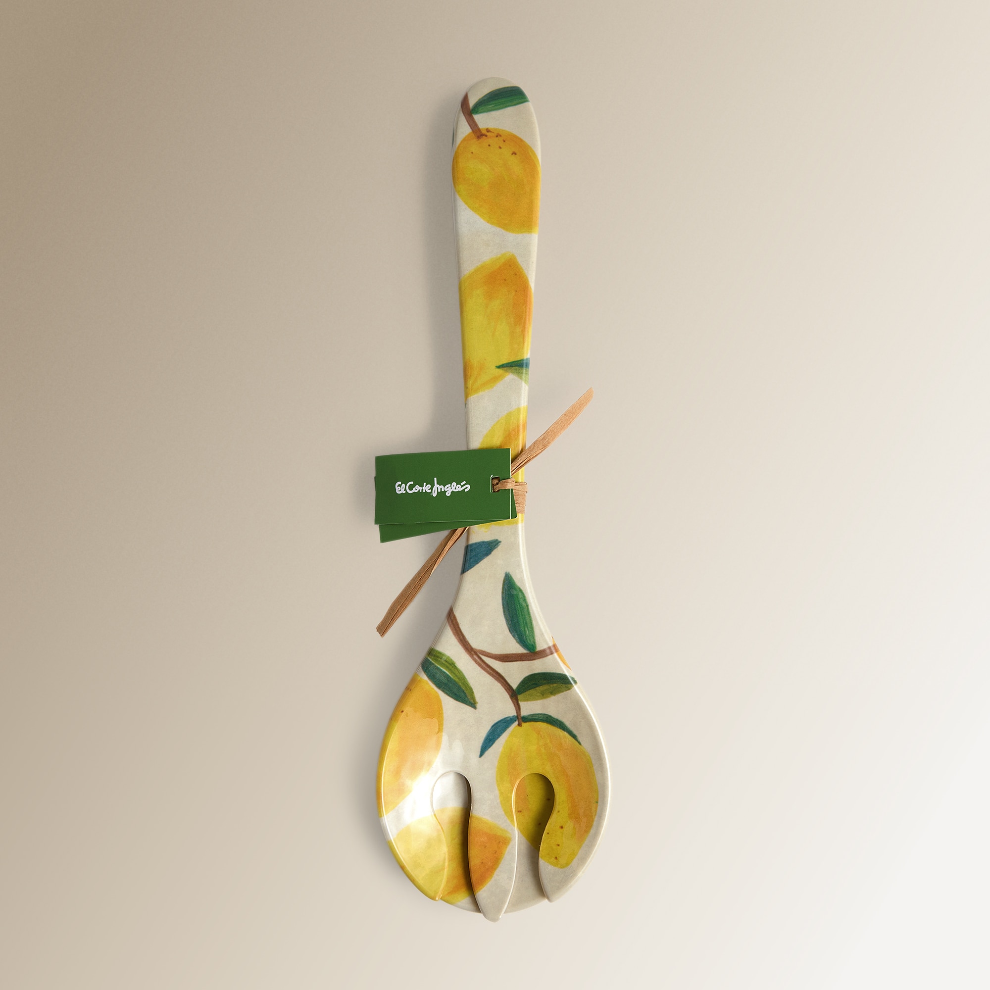 Conjunto para Servir Saladas de Melamina Catania Amarelo-3