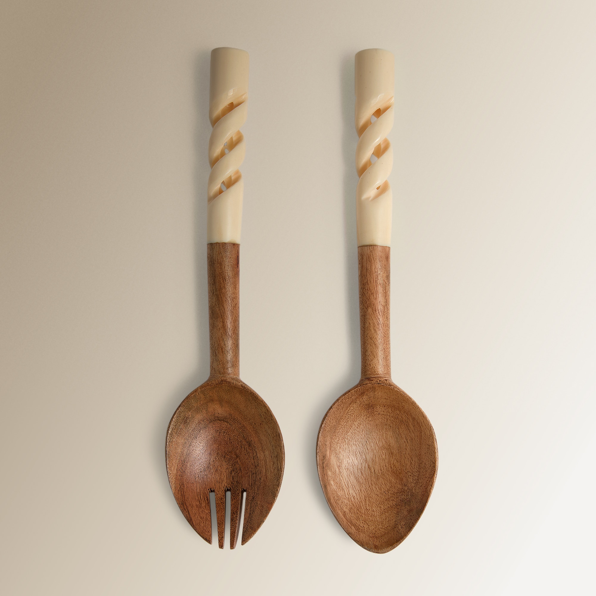 Imagem 0 de Conjunto para Servir Saladas de Madeira Adana