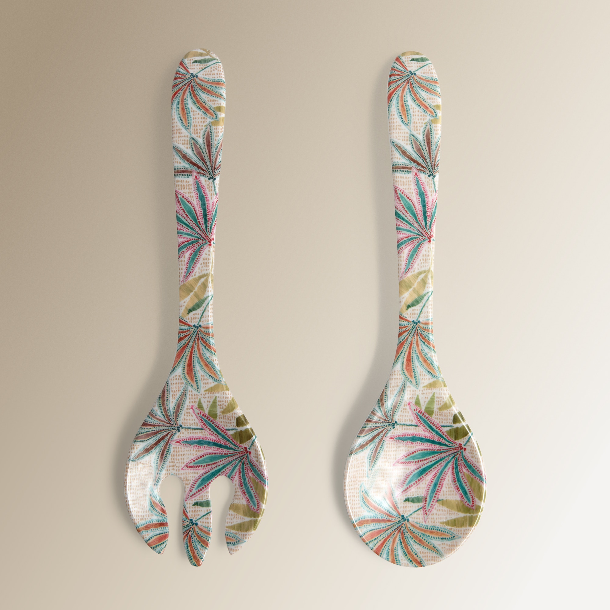 Conjunto para Servir Saladas de Melamina Batuan Multicolor-1