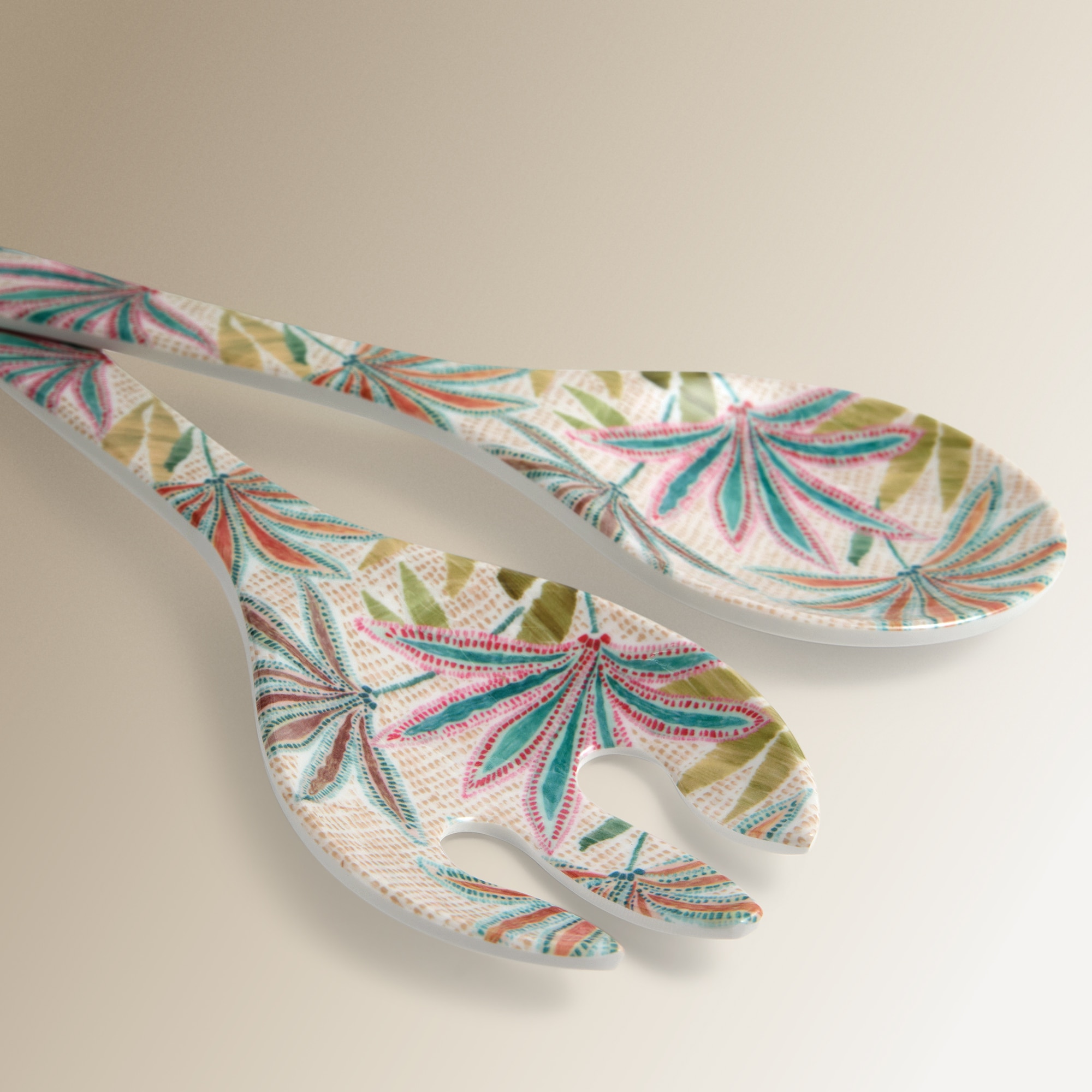 Conjunto para Servir Saladas de Melamina Batuan Multicolor-2