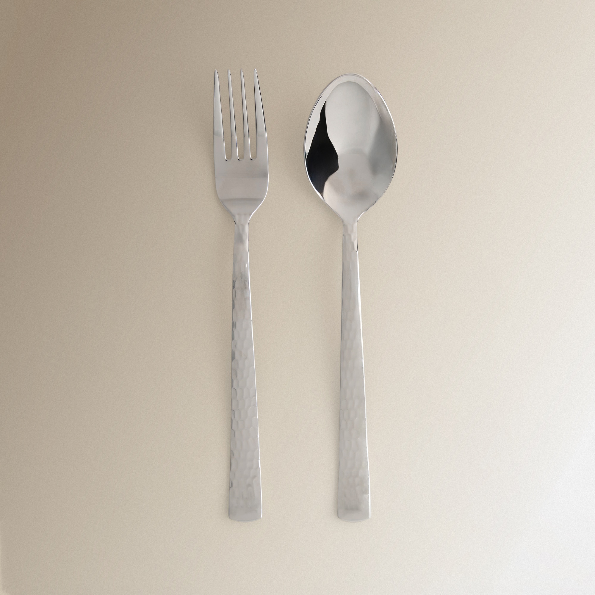 Imagem 0 de Conjunto de Colher e Garfo para Servir Salada Tiber