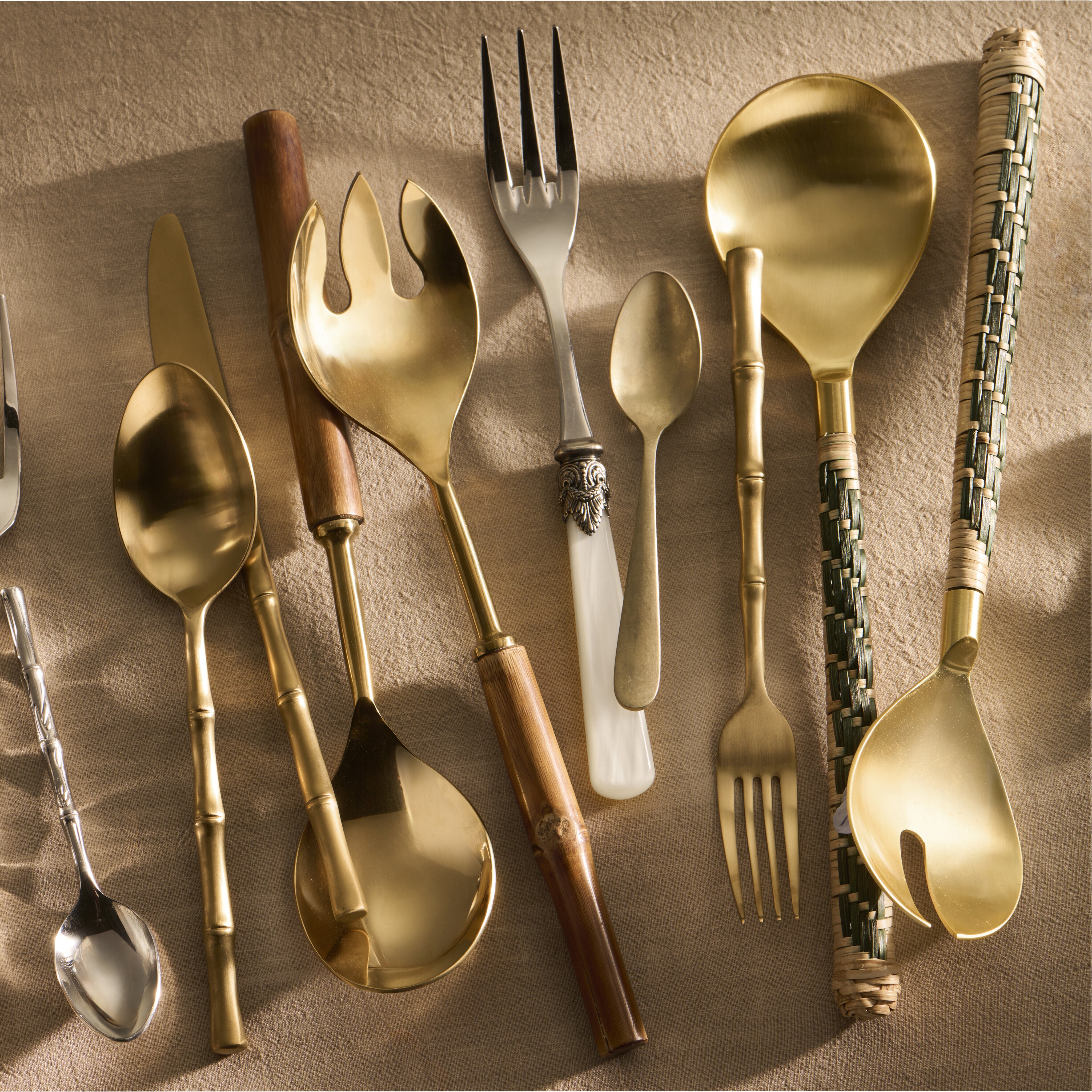 Garfo de salada Napoleón El Corte Inglés Marfim-5