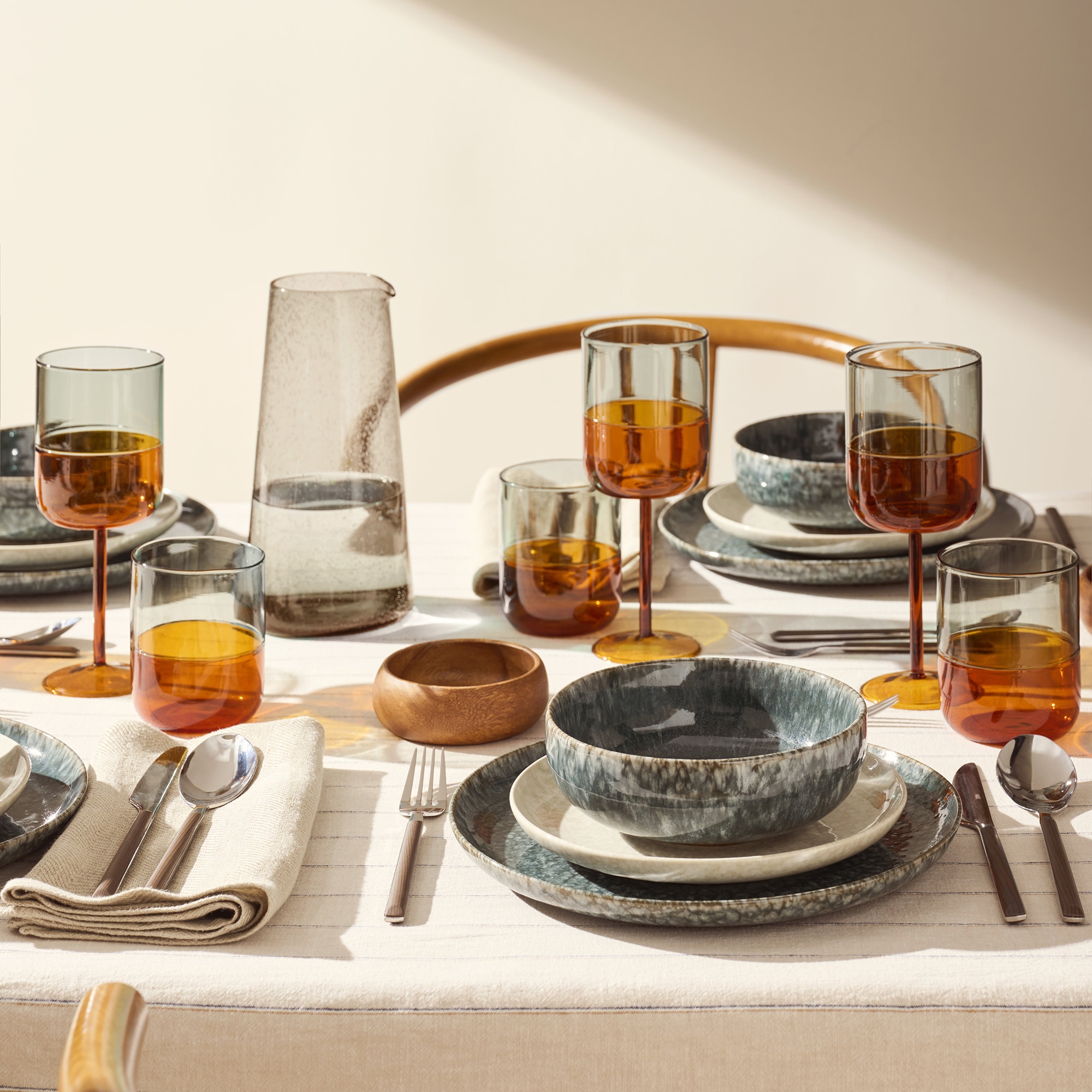 Faca de manteiga Native Castanho-5