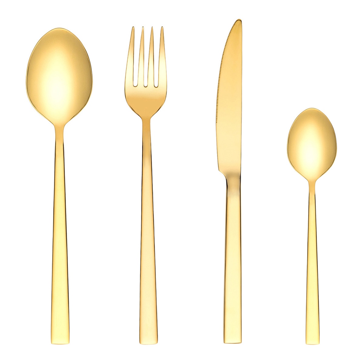 Imagem 0 de Faqueiro por peças Támesis Dourado El Corte Inglés
