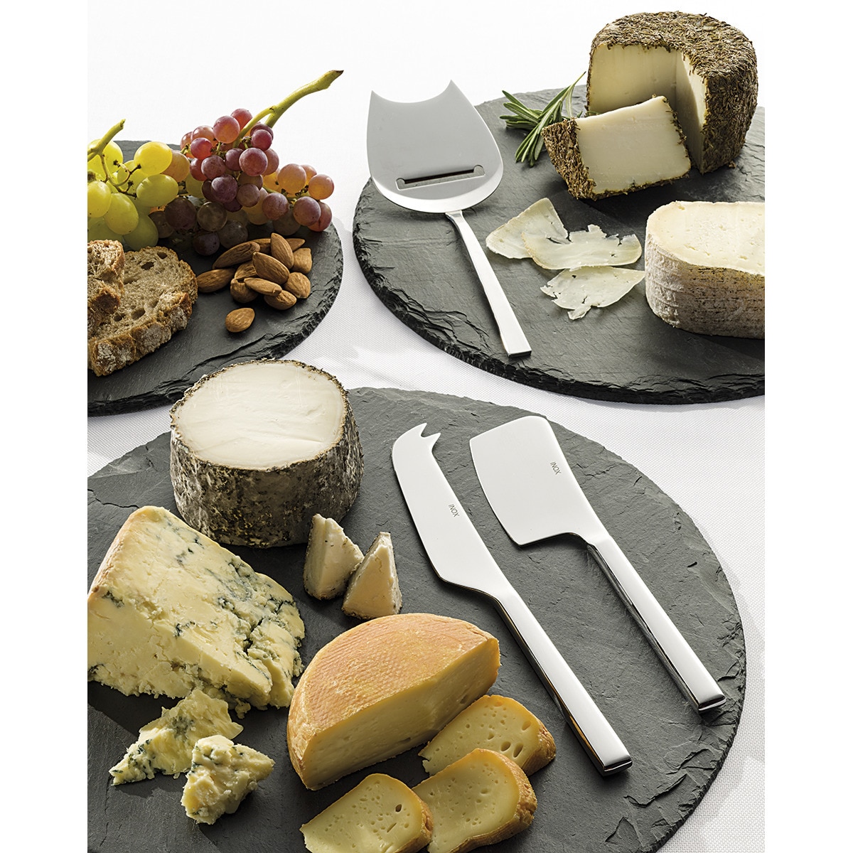 Conjunto de 3 facas para queijo Universal El Corte Inglés Aço-2
