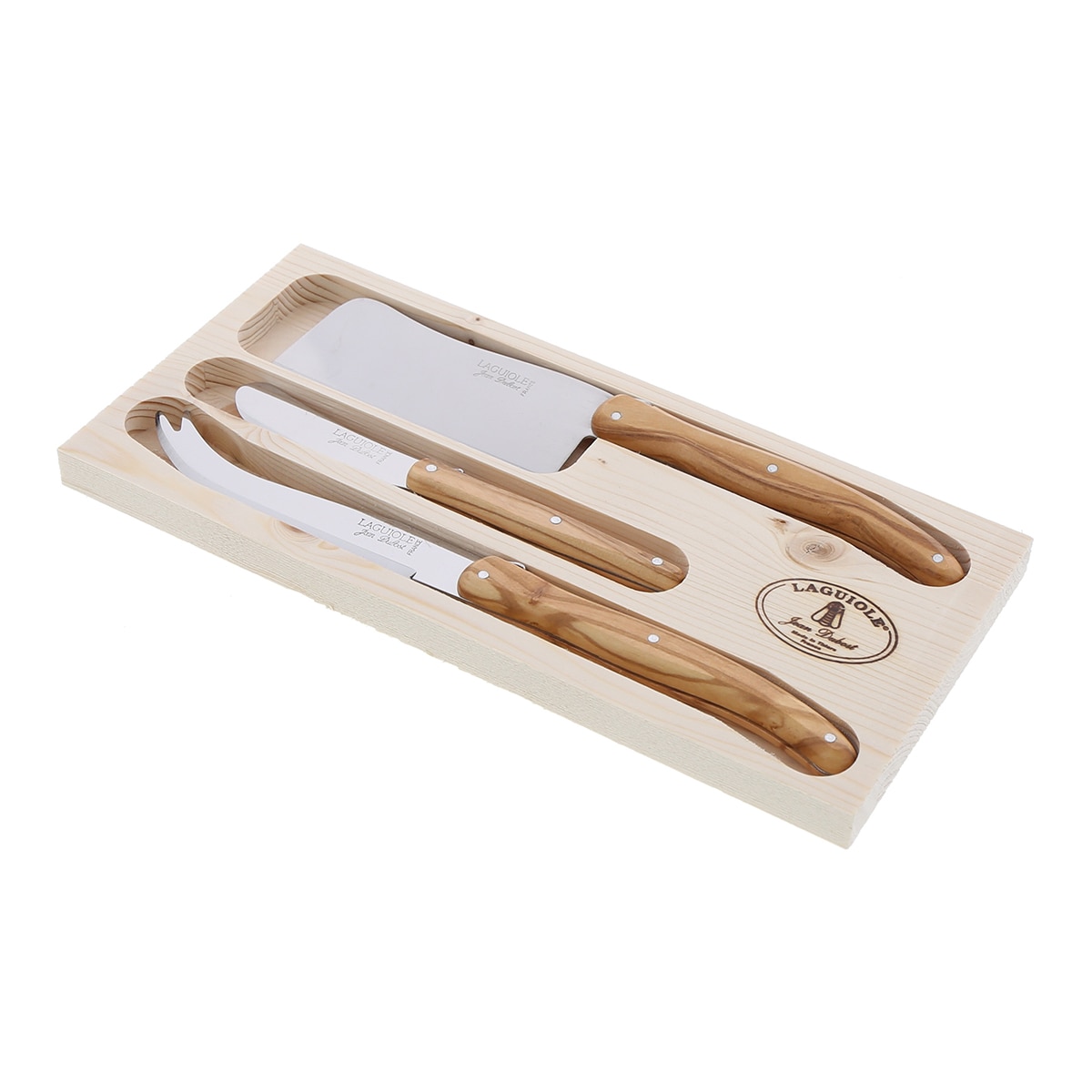 Imagem 0 de Conjunto de 3 facas para queijo Lyon Jean Dubost Laguiole