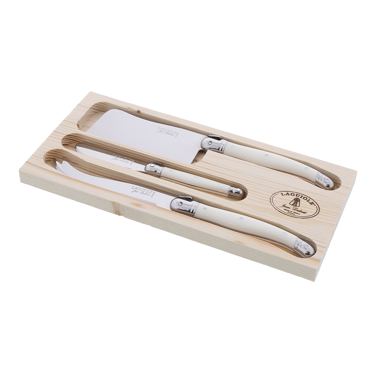 Imagem 0 de Conjunto de 3 facas para queijo Lyon Jean Dubost Laguiole