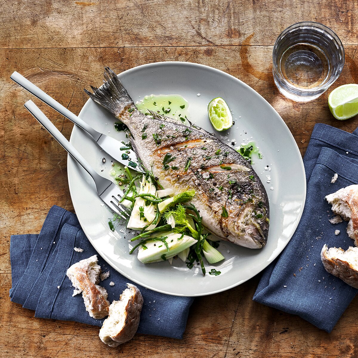 Conjunto de 12 talheres de peixe Nuova WMF Aço-2