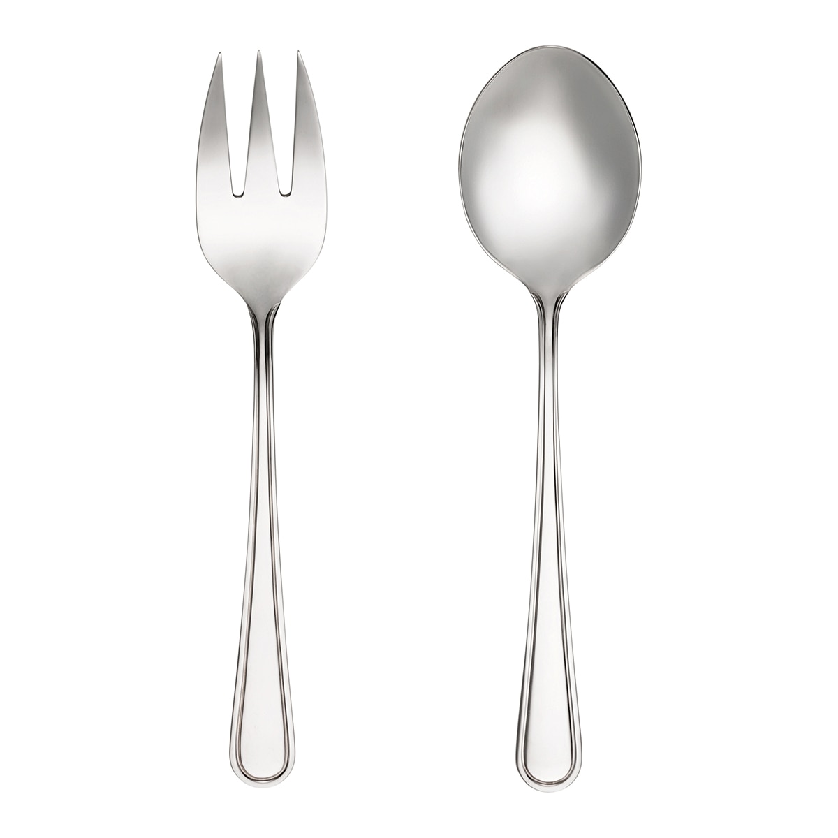 Conjunto para servir saladas Guadiana Aço-1