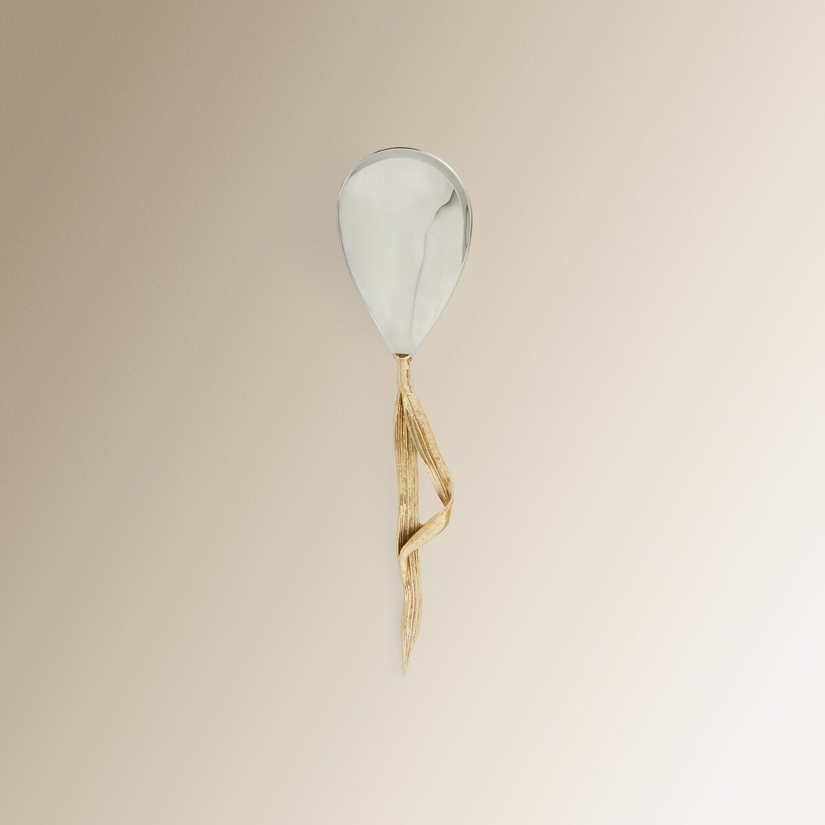 Conjunto de metal para servir salada Corn El Corte Inglés Prata-2