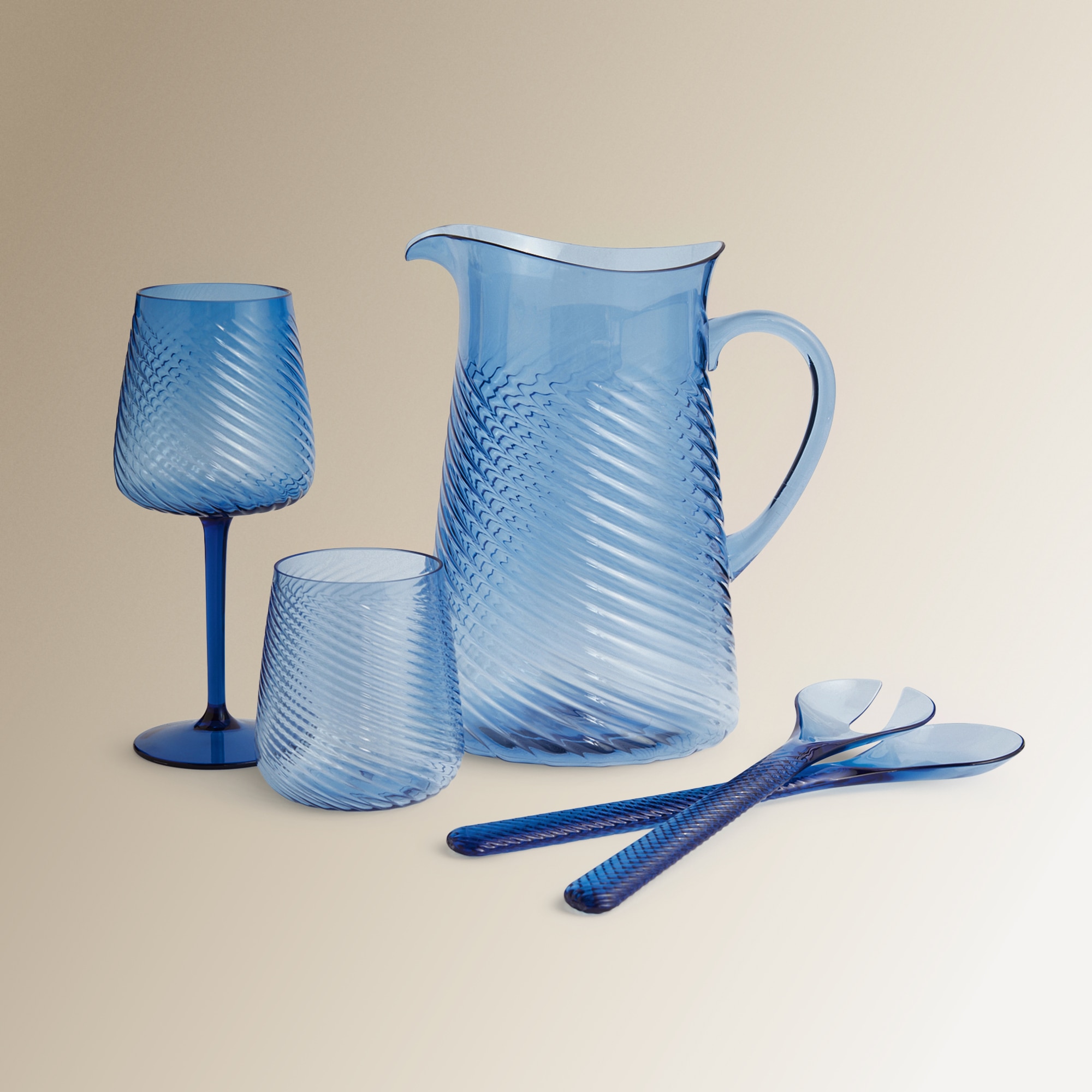 Cubiertos para ensaladas Venecia Basics El Corte Inglés Azul-7