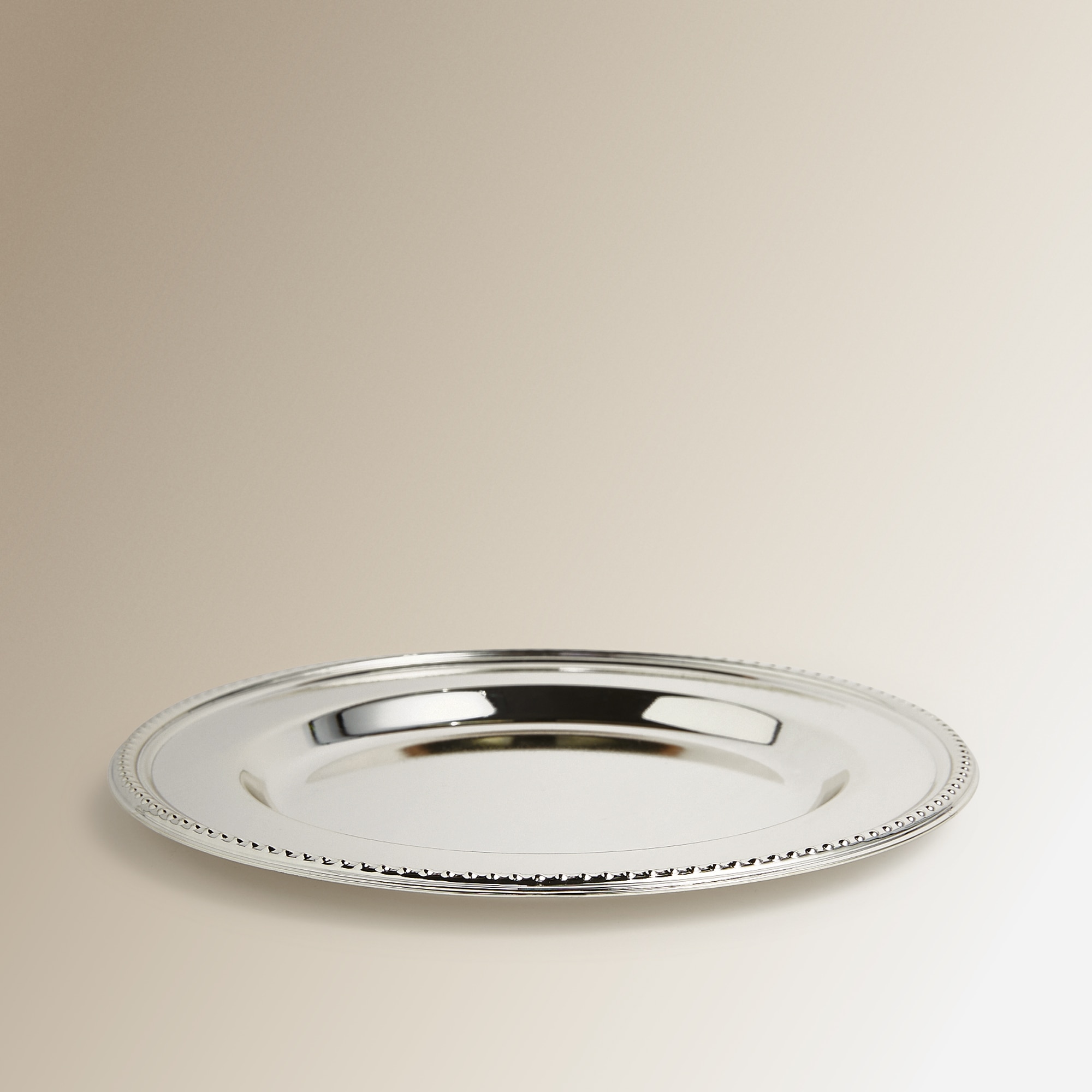 Prato de pão Pérolas Prata-3