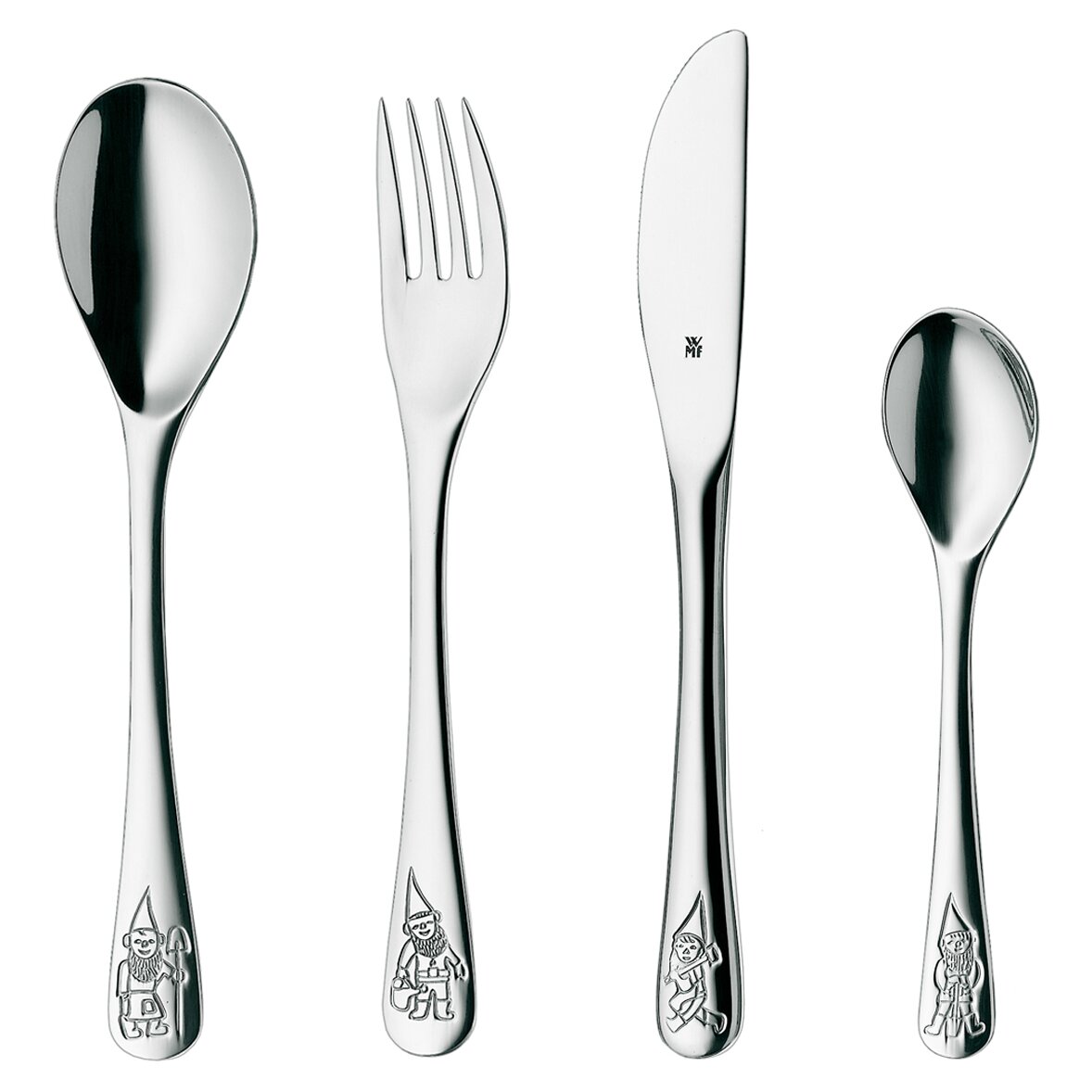 Imagem 0 de Conjunto de 4 talheres infantil Anões WMF