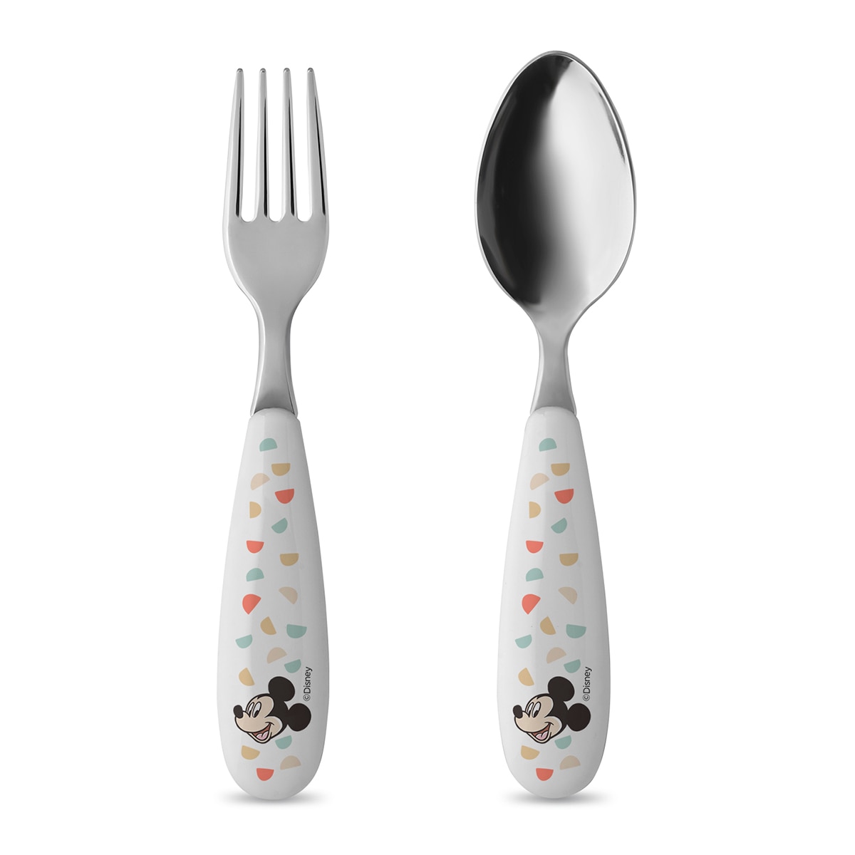 Conjunto de 2 Talheres Cozy Mickey Metálico-1