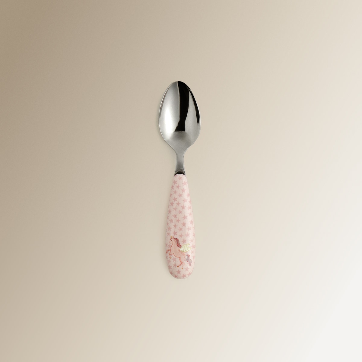 Conjunto Infantil de 3 Talheres Unicórnios Modelos Sortidos Mini Home Metálico-2