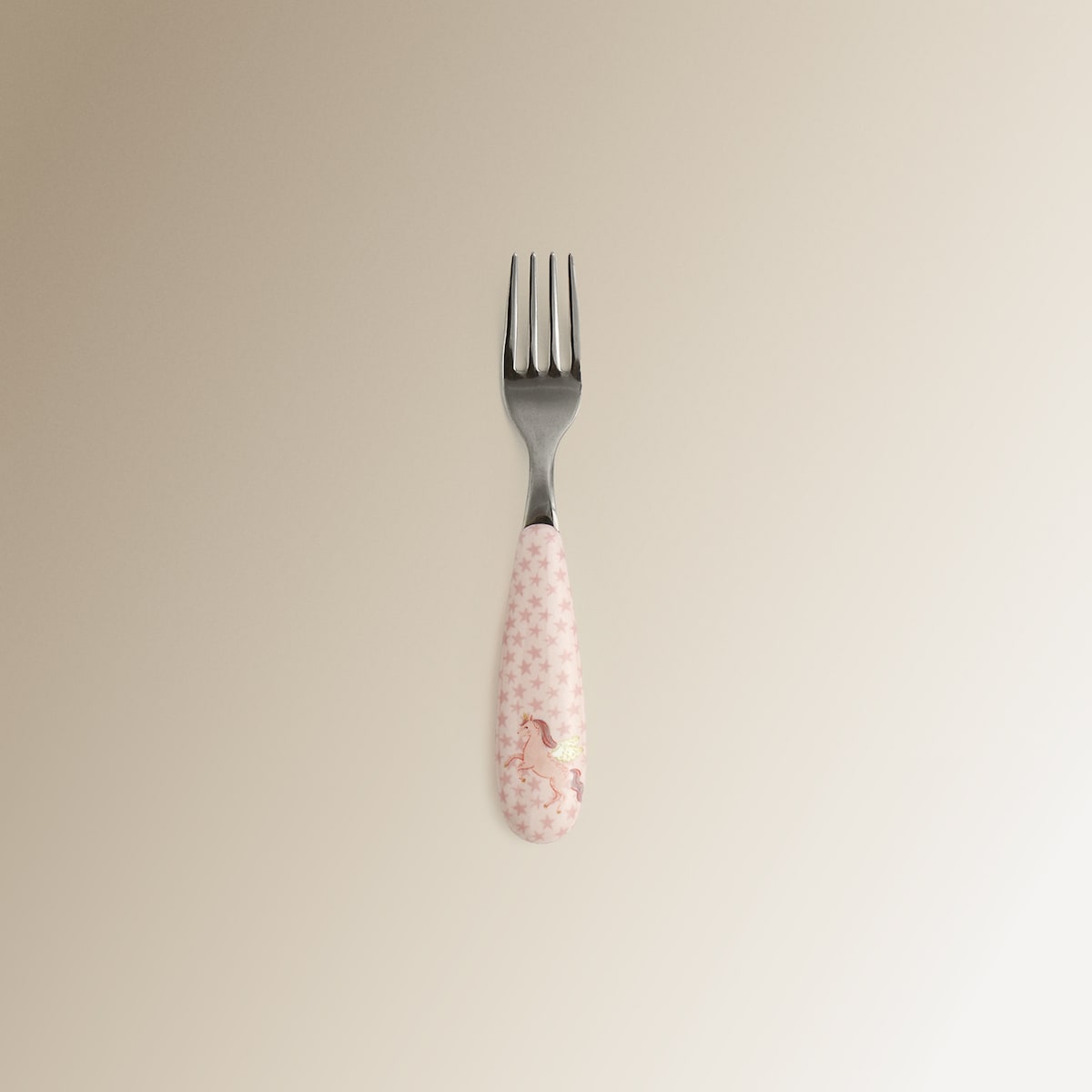 Conjunto Infantil de 3 Talheres Unicórnios Modelos Sortidos Mini Home Metálico-3