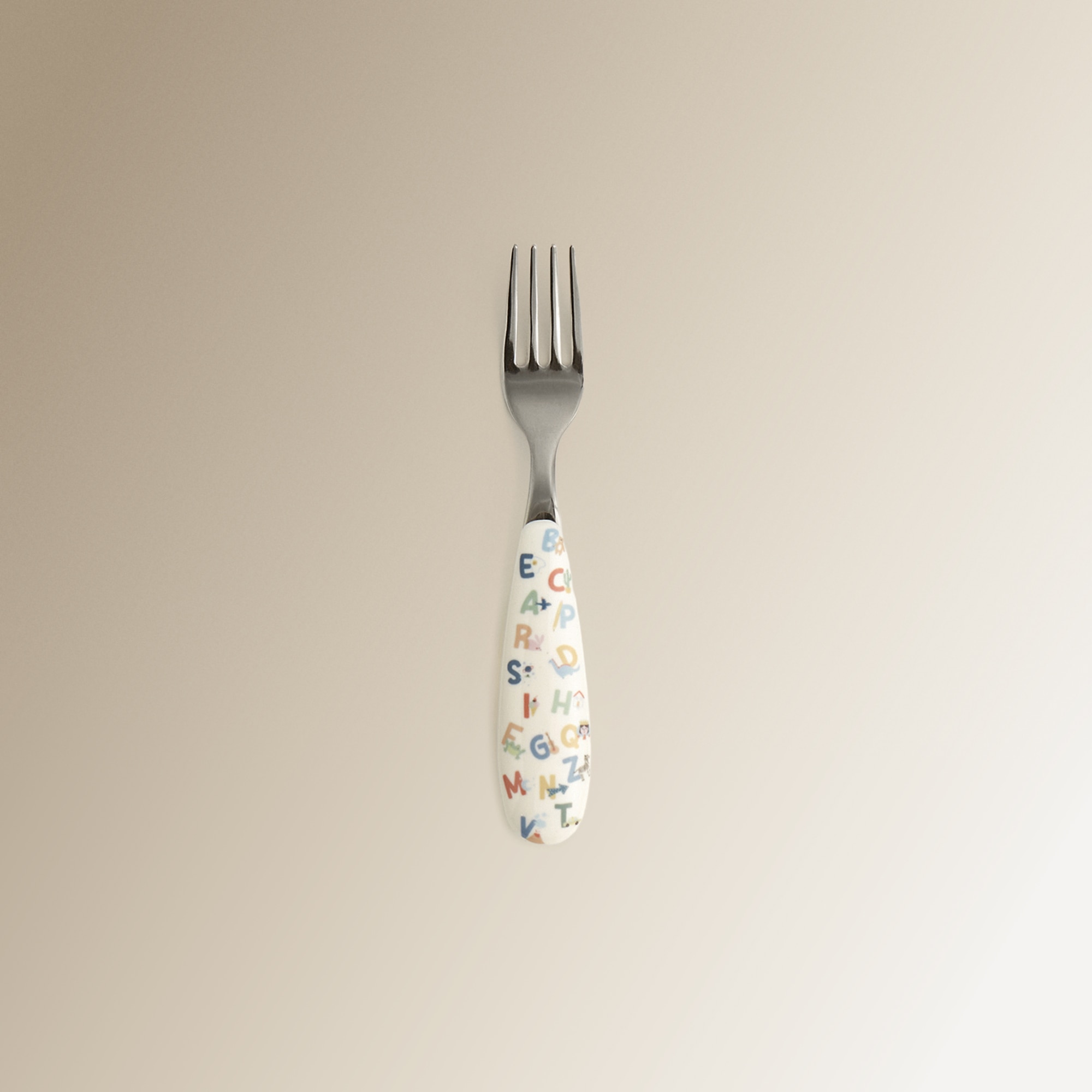 Conjunto Infantil de 3 Talheres ABC Modelos Sortidos Mini Home Metálico-3