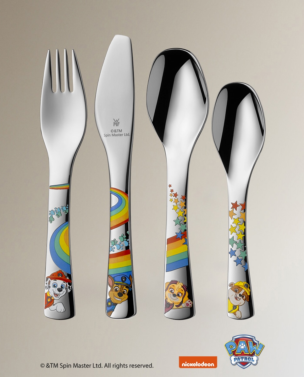 Imagem 0 de Faqueiro Infantil de 4 Peças Patrulha Pata