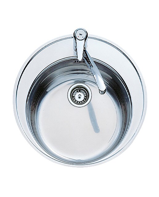 Imagen 0 de Fregradero de 1 cubeta redonda Stylo Teka Acero Inox