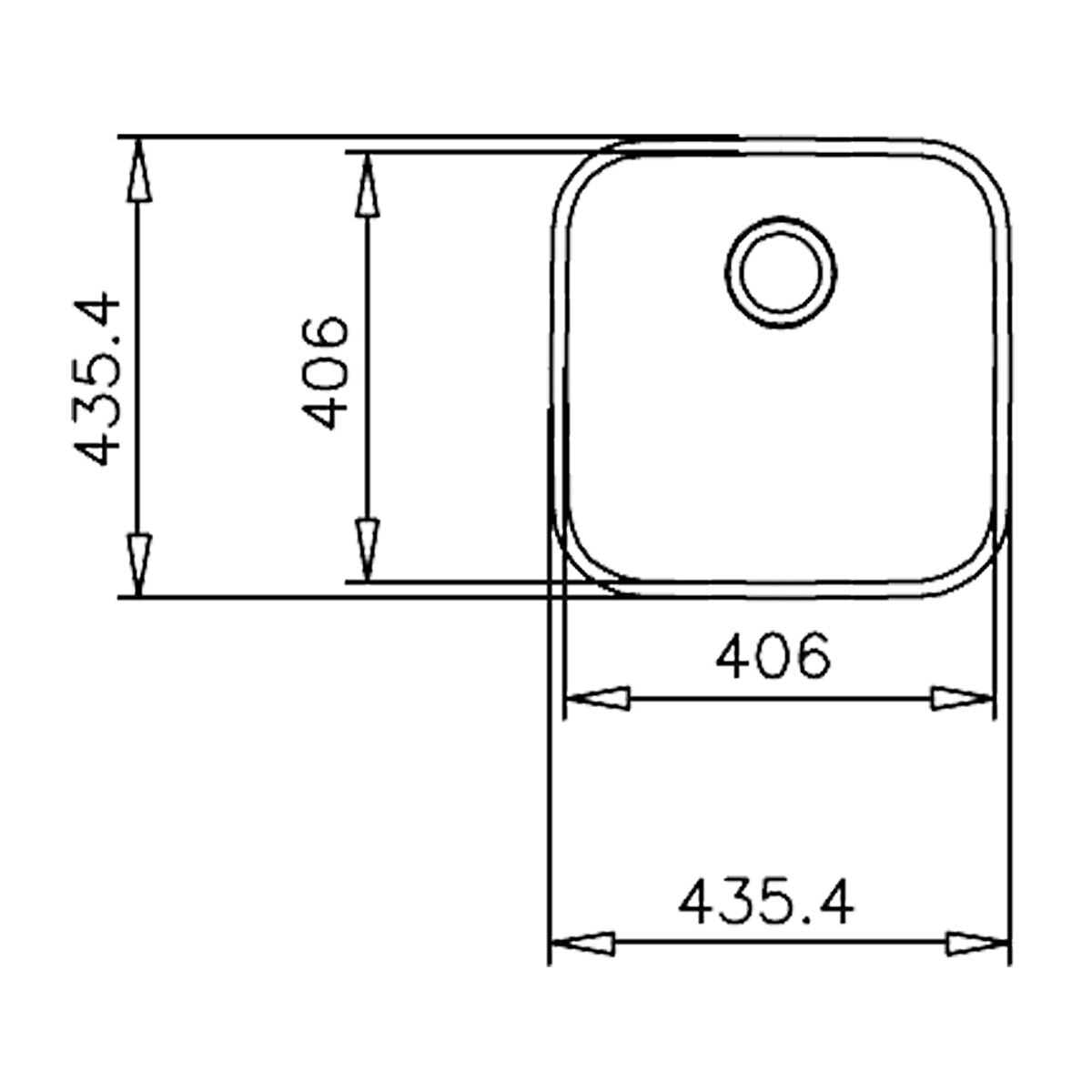 Imagen 3 de Fregadero bajo encimera Teka Be-40.40 - Cromo Cromo