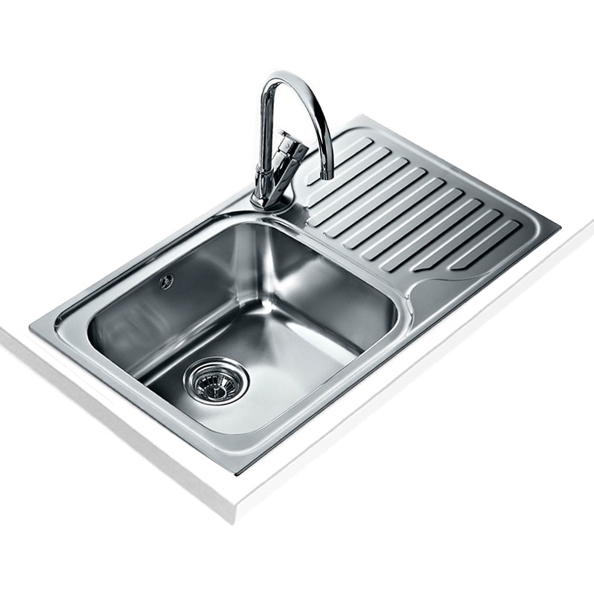 Lava-loiça Classic Max direito Aço-2