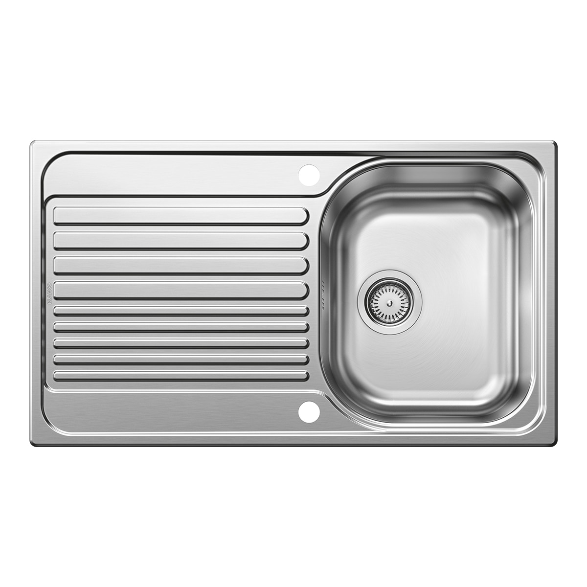 Imagen 0 de Fregadero 1 cubeta y escurridor  Tipo 45 Blanco Acero Inox