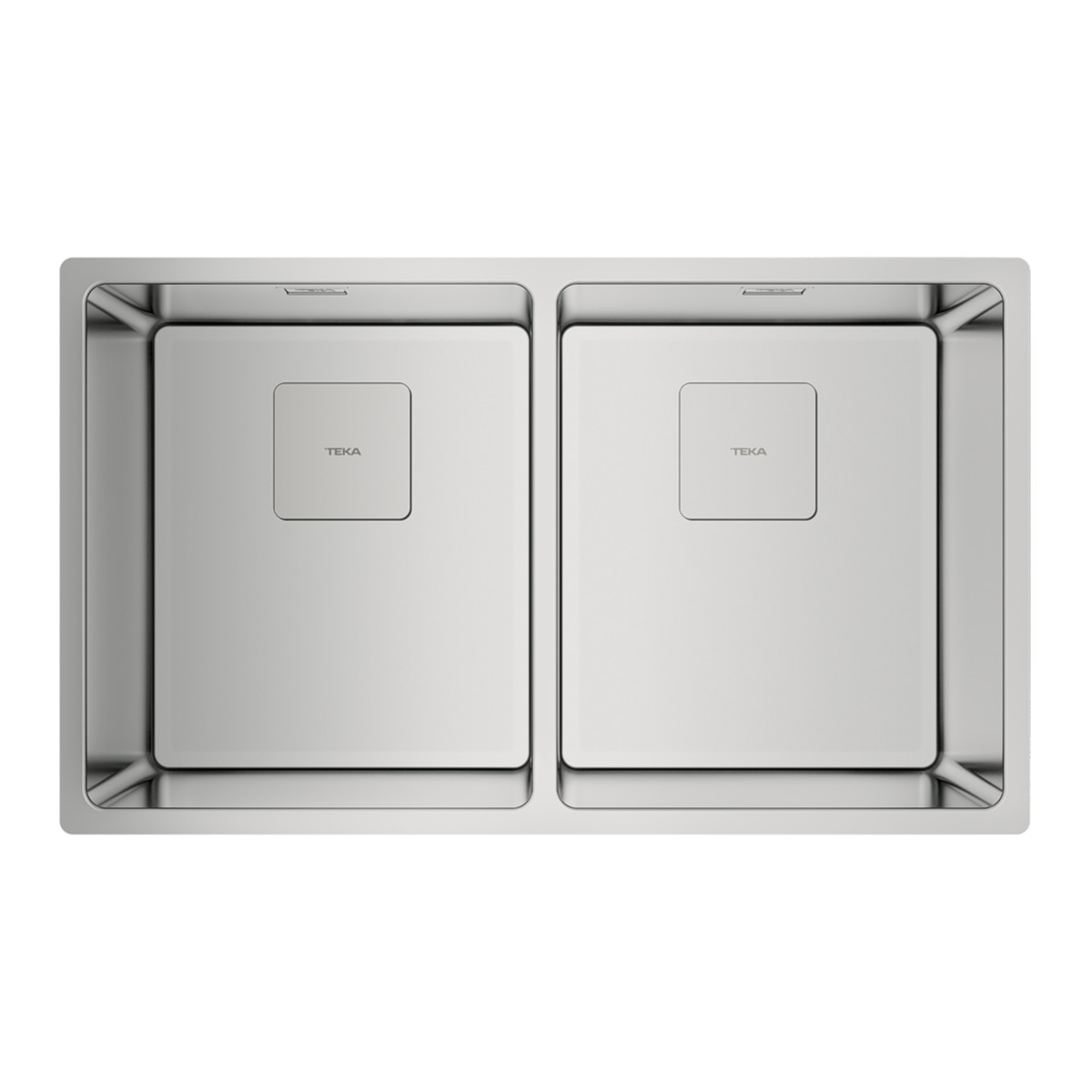 Teka - Fregadero con 2 cubetas Flex Línea Teka.