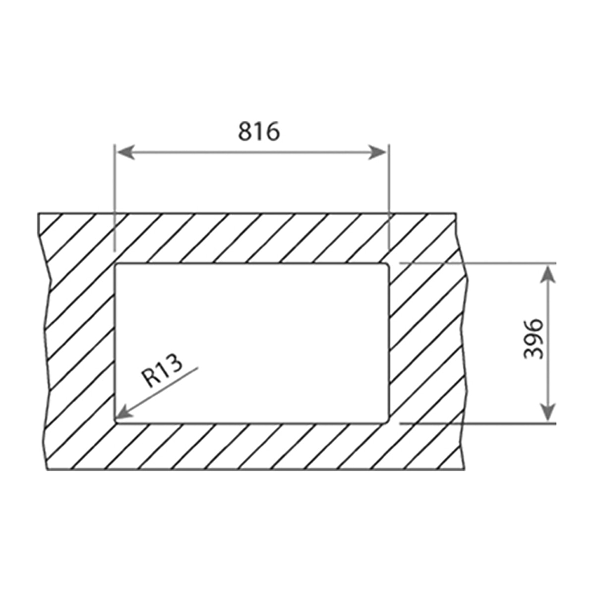 Fregadero con 2 cubetas Be Línea Teka - Acero 86 x 44 cm Acero-3